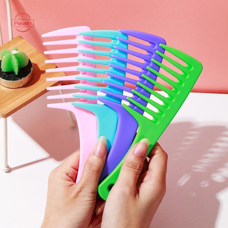 Lược chải tóc xoăn cỡ lớn / răng rộng dành cho nữ Dụng cụ tạo kiểu tóc mượt mà VN