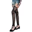 GODD Nữ Fishnet Vớ Gothic Họa Tiết Trái Tim Rỗng Treo Quần Quần