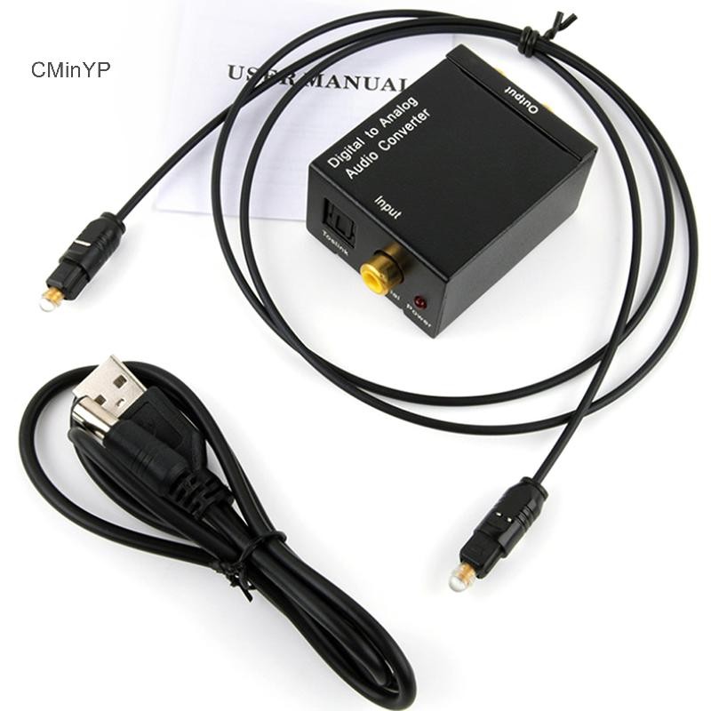 Bộ chuyển đổi âm thanh nổi âm thanh nổi Cyp Optical Coax Toslink Digital sang Ana L / Glory
