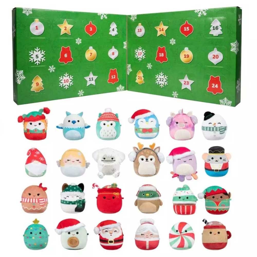 Squishmallows Year Advent Calendar Micromallows 2.5~3cm 24 Day Holiday Toy