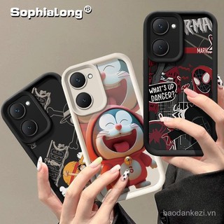 Ốp Silicon mềm Vivo Y18 y18e y18s y28s Y03 4G Y27 y27s y36 v2247 v2332 v2333 Doraemon kuromi Brotherhood Ốp lưng cầu thang t3a2