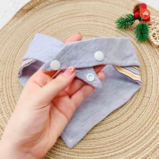 Yếm tam giác cotton cho bé, thiết kế đáng yêu