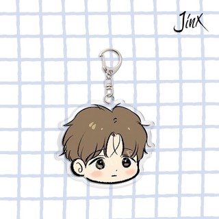 Móc khóa keyring NGƯỜI TÌNH CỦA JINX in hình manhwa BL anime chibi quà tặng dễ thương