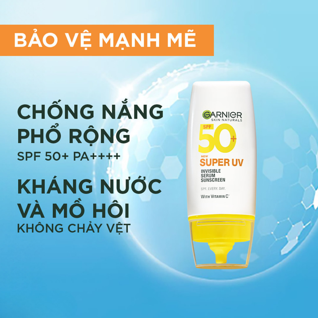 Kem Chống Nắng Cản UAV, Kiềm Dầu & Giảm Mụn Garnier Super UV Anti ...