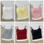 DARON Giả Hai Mảnh Camisole, Áo Crop top không tay chắp vá, Áo Vest thời trang Slim Fit phong cách Hàn Quốc Sweet Girl 's Tank Top Seaside