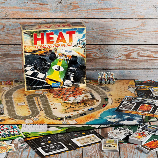 [Luật Việt] Boardgame Heat: Pedal to the Metal Đua Xe phiên bản tiếng Anh ( kèm quyển luật tiếng Anh+Việt) 4-5889
