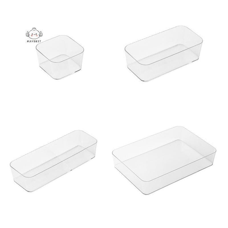 Maybest Ngăn Kéo Sắp Xếp Hộp Trong Suốt Để Bảo Quản Hộp Sắp Xếp Ngăn Kéo Nhà Bếp Hộp Bảo Quản Mỹ Phẩm Tổ Chức Văn Phòng Hộp Chia {VN}