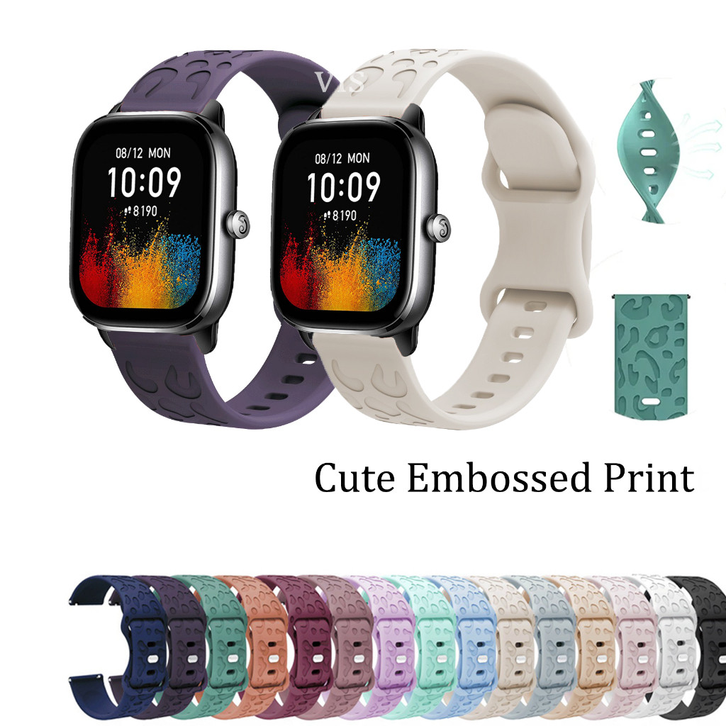 Shieranlee Compatibile con Amazfit GTS 2mini Cinturino,Amazfit GTS2 Cinturino,Amazfit GTS2E Cinturino, Amazfit BIP Cinturino, 20mm in Morbido Silicone per AGPTEK,Blackview BV-ID205G,BV-X2,ASWEE