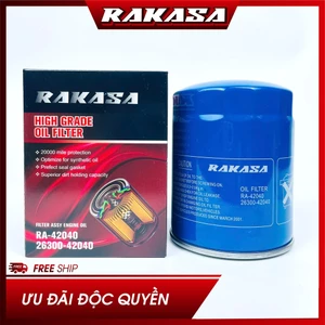 RAKASA LỌC NHỚT STAREX/SOLATI 1T, 1.4T, PORTER 2, k165,k200,k250,K2700 K2900 BONGO CARNIVAL TERRACAN(Mã: 2630042040 )