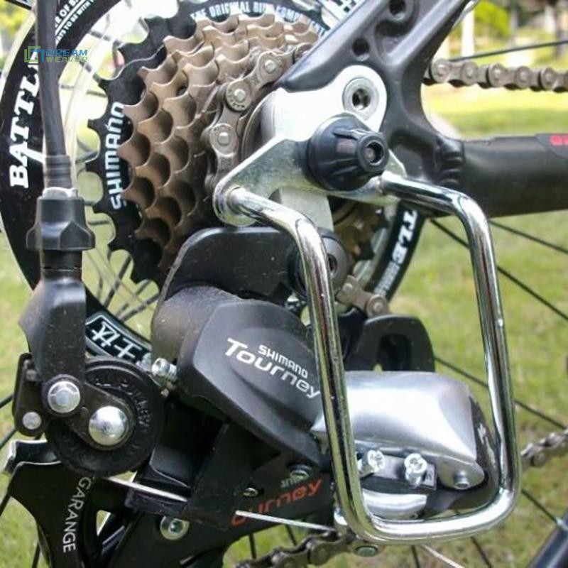 [Dream] Bộ bảo vệ xích Derailleur phía sau bằng thép có thể điều chỉnh Bảo vệ hộp số xe đạp đường núi mới