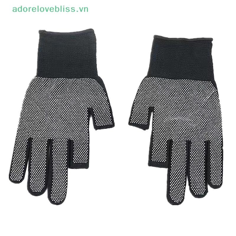 Thêm Găng Tay Câu Cá Chống Trơn Trượt Nylon Hai / Ba / Nửa Ngón Tay Pha Chế Găng Tay Câu Cá Thể Thao Ngoài Trời Găng Tay Câu Cá Thoáng Khí BSS