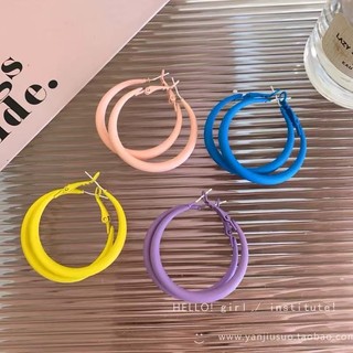 Bông tai vòng đeo chéo đầy màu sắc dành cho kỳ nghỉ bên bờ biển mùa hè dành cho nữ