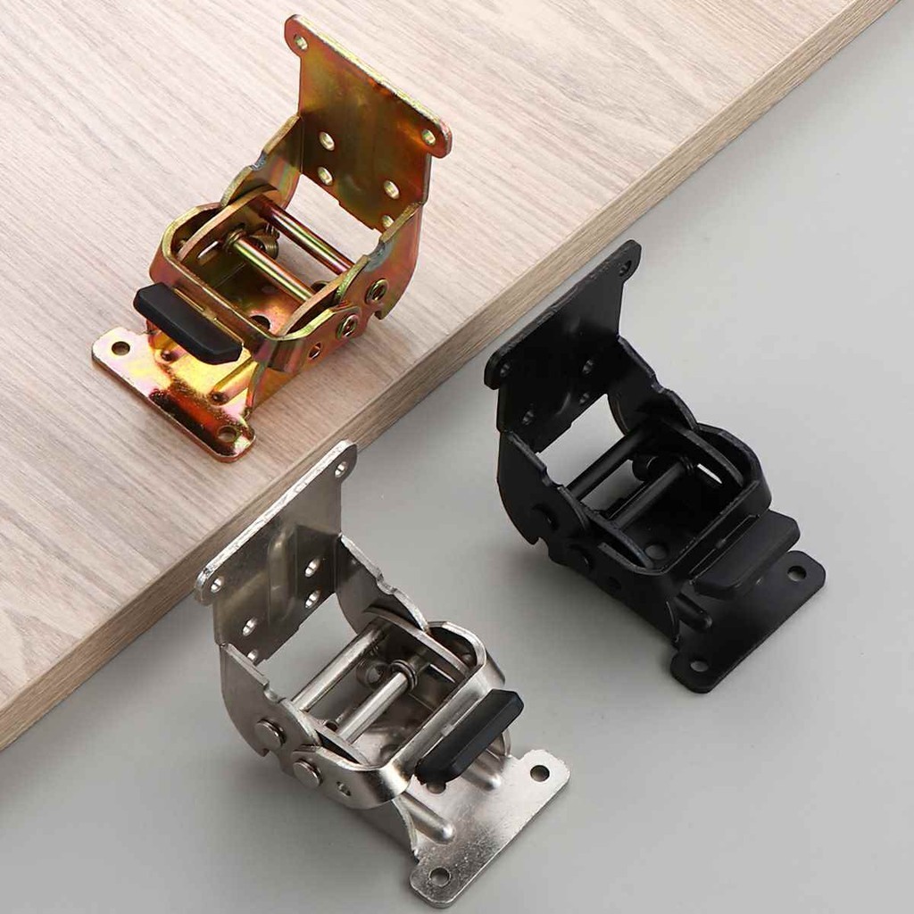 BẢN LỀ GẤP GỌN TỰ KHÓA 0-90-180 ĐỘ CHO BÀN GHẾ KỆ TỦ