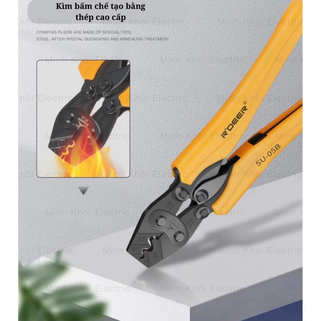 Kìm bấm cos RDEER SU-06B, kềm bấm cos,kìm bấm cốt,kiềm bấm cos,kìm cốt,kềm cốt,kìm ép cốt,kiềm cốt