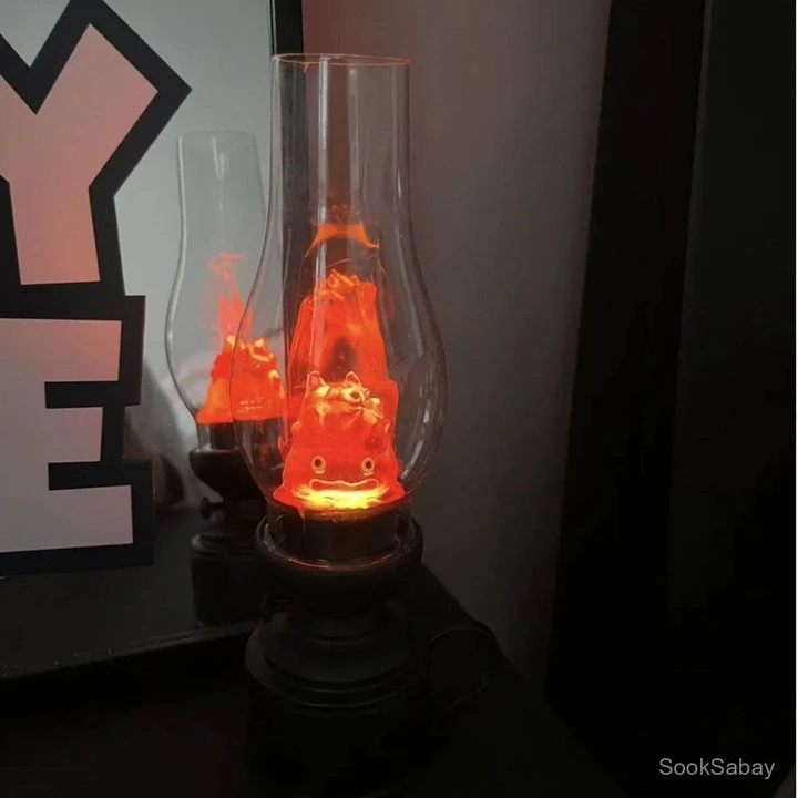 Đèn ngủ siêu tối Calcifer Flame cho phòng ngủ trẻ em