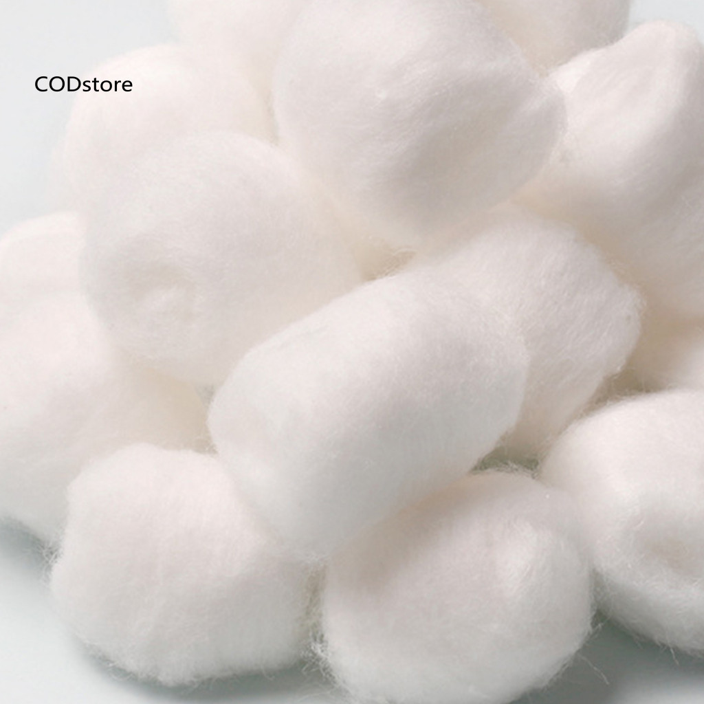 KDC Bông Tẩy Đa Năng 100 Viên Dùng Một Lần, Mềm Thấm Hút, Trang Điểm, Tẩy Sơn Móng Tay, Gói 1/2/3/5