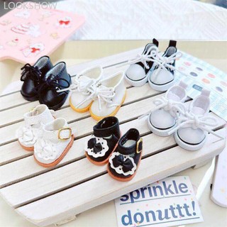 LOOKSHOW Sở Thích Làm Bằng Tay Cho Labububuxu 10 / 15cm Cotton Búp Bê Giày Nhiều Kiểu DIY Labubububu Da Thay Thế Búp Bê Phụ Kiện L1T5