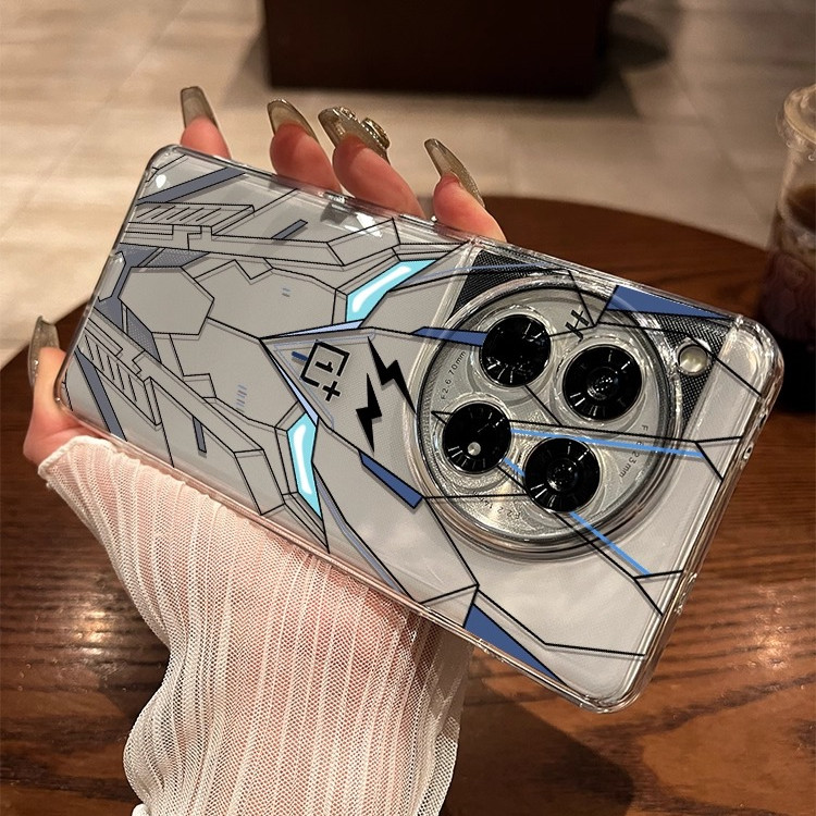Dành Cho Oneplus 15 13 13T 12 11 Ace 6 Ace 5 Pro Ace 3 3V 2V Mobile Suit Gundam Iron Man Siêu Mỏng Mềm Trong Suốt Ốp Lưng Bảo Vệ Camera Chống Sốc One plus Cover