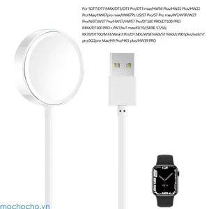 Mochocho Đồng Hồ Bộ Chuyển Đổi Nguồn Sạc Đế Cáp Sạc USB Đế Cho DT7 DT3 HW22