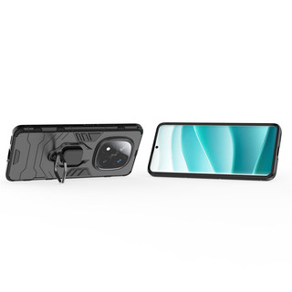 Ốp Giáp Chống Sốc Cho Xiaomi Redmi Note 14 Pro Plus 14Pro + Note14Pro 4G 5G Silicon Mềm PC Kim Loại Giá Đỡ Vòng Giá Đỡ Ốp lưng Cho Note14 Vỏ Bảo Vệ Ốp Lưng Cứng