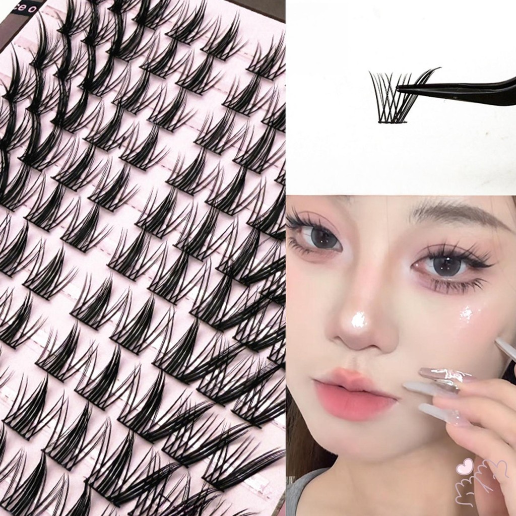 IOIIK Lông mi giả lâu dài tự nhiên C Curl Wispy Lash Extension