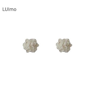 Luimo 1 Đôi Bông Tai Hoa Bạc 925 Cho Nữ Cô Dâu Nữ Trang Sức Thời Trang Chống Dị Ứng SBS
