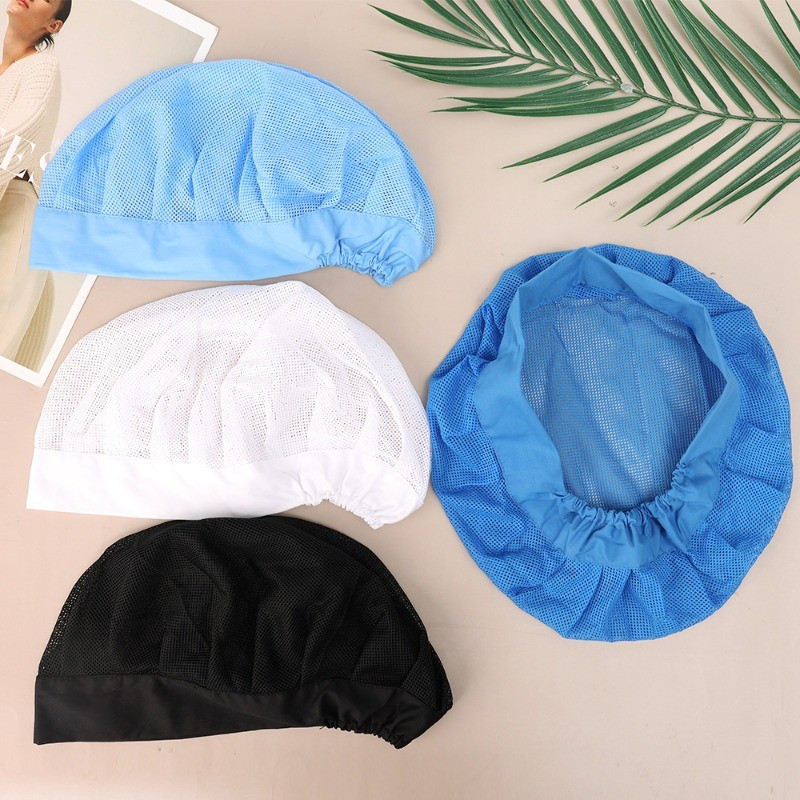 Mũ làm việc đầu bếp đa năng - Có thể điều chỉnh, lưới, thoáng khí, chống bụi - Nam nữ - Mũ chống bụi vệ sinh - Dành cho thợ làm bánh, sinh viên ẩm thực, công nhân sàn nhà máy