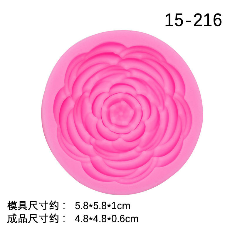 Hoa Hướng Dương Hoa Đào Hoa Khuôn Silicon Bánh Fondant Chocolate Khuôn Đất Sét Epoxy