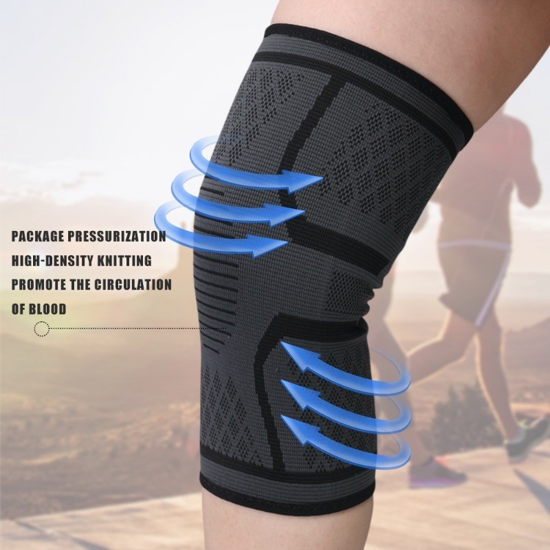 Miếng đệm đầu gối thể thao tập thể dục áp lực - Thoáng khí, thoải mái, đàn hồi cao - Tay áo nẹp đầu gối tập thể dục - Dành cho chạy bộ Thể dục Đi xe đạp - Độ ẩm làm mờ, Mồ hôi