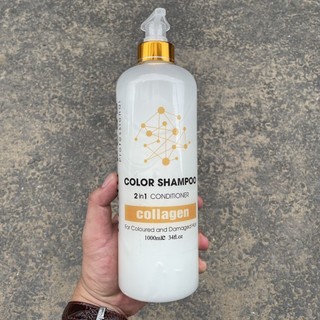 DẦU GỘI GIỮ MÀU công nghệ Ý Color Shampoo 2in1 Conditioner ALGO 1000ml [ TN ]
