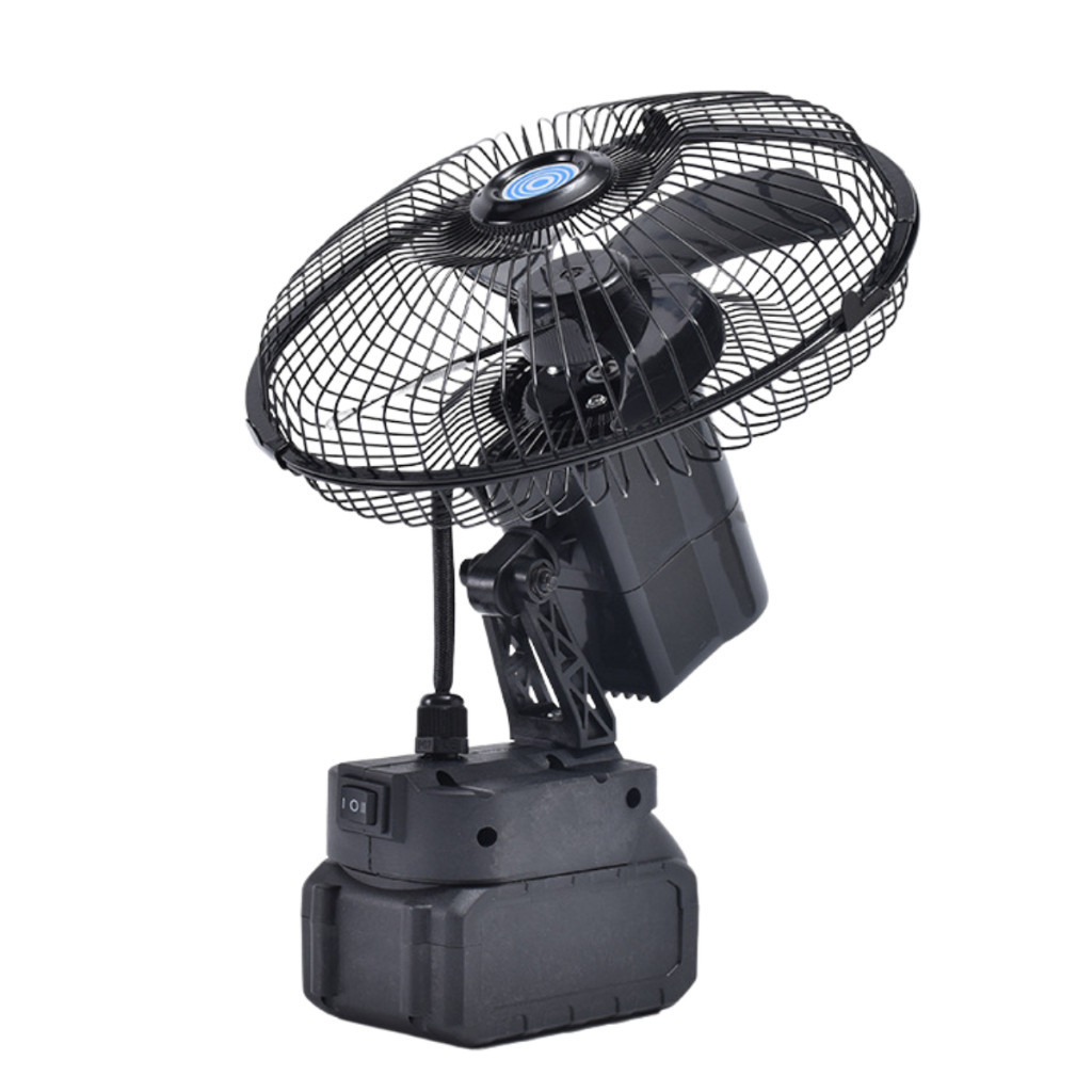 Quạt Tĩch Điện Pin 5 Cell Dùng Liên Tục 2-6H, Quạt Pin Makita Tích Điện 2 Cấp Độ Gió Siêu Mát ZDS