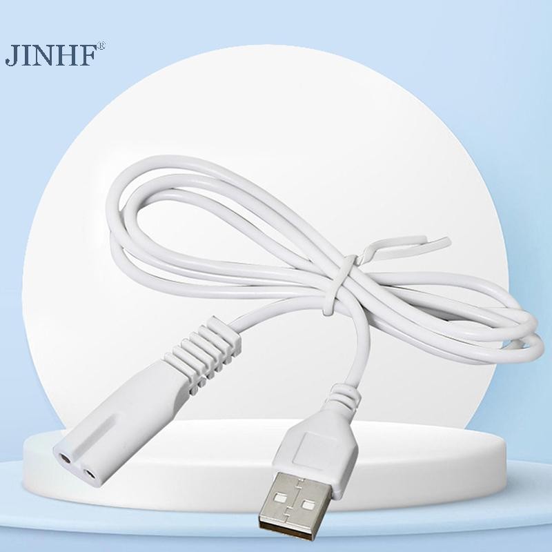 Jinhf Cáp USB Dây Sạc Phù Hợp Với 5V Đèn Pin Máy Cạo Râu Tóc Dây Lỗ 1.8 HOT