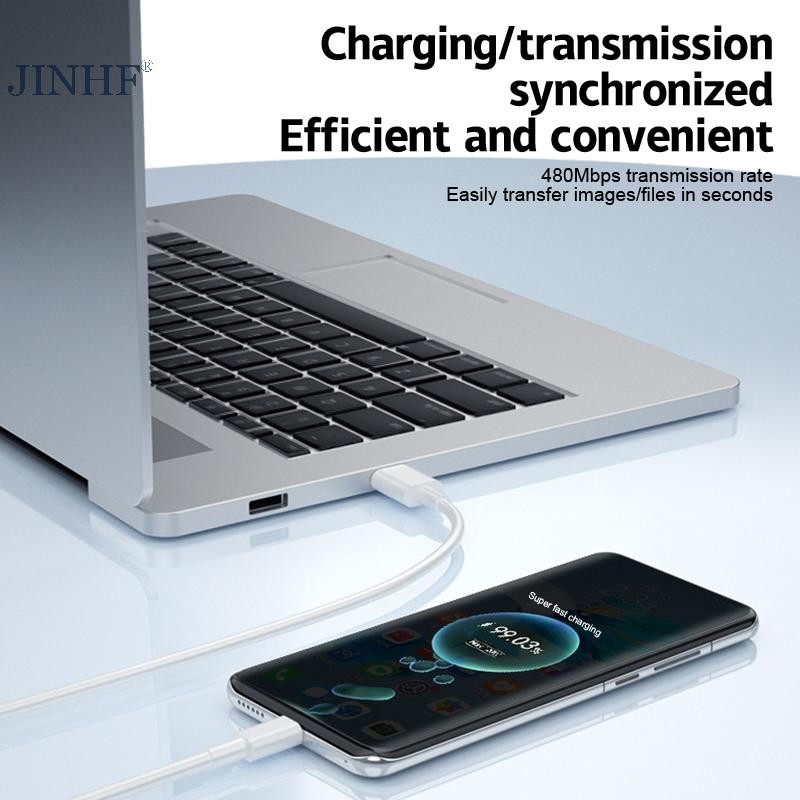Cáp Dữ Liệu JINHF 10A Type-c Tự Động Tắt Nguồn Đơn Giản 2M Cáp Dữ Liệu Ô Tô Thích Hợp Cho Huawei Android Đa Năng HOT