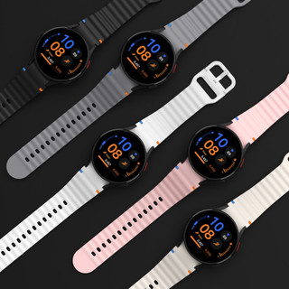 Dây đeo thể thao silicon chính hãng cho Samsung Galaxy Watch 7 FE 6 4 Classic 5 pro 44mm 40mm 43mm 47mm 45mm Dây đeo vòng tay