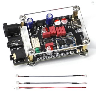 Bảng giải mã USB Lossless BT 5.1 QCC5125 APTX LDAC Bộ giải mã ăng-ten trên bo mạch có vỏ Acrylic Bảng giải mã âm thanh trong suốt chất lượng tốt