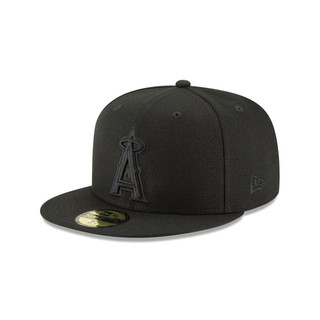 Mlb Los Angeles Angels Blackout Basic 59F.IF.TY Mũ được trang bị E.ra C.ap Mũ bóng chày rộng vành không điều chỉnh