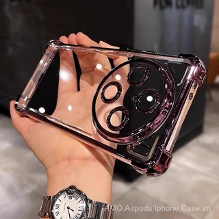 Ốp lưng cho Vivo X200 X100 X100S Pro X100Pro X100Ultra X200Pro 5G, silicone TPU mềm, chống sốc, trong suốt, chống rơi, bảo vệ toàn diện, ốp lưng