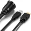 Cáp nối dài gắn xả tương thích BTM USB3 0 và HDTV 1m 2m cho ô tô
