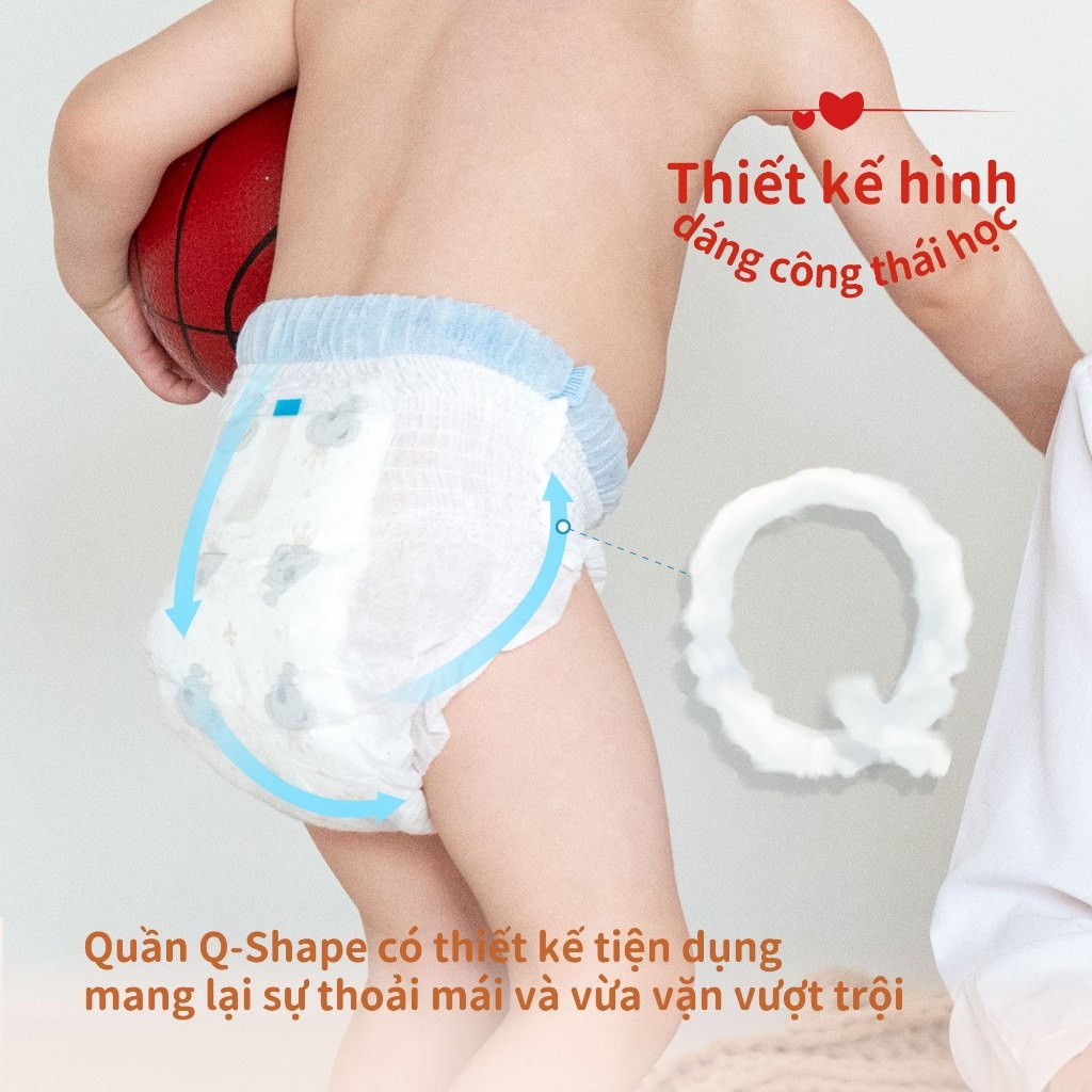 [Combo 2] Tã/Bỉm Quần Cao Cấp Aiwibi Chuyên Ban Đêm Ultimate Comfort Gói Lớn M48/L44/XL40/XXL36