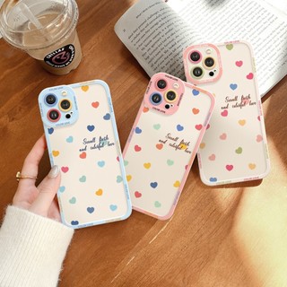 Ốp Lưng iPhone Fresh Heart Cạnh Vuông, Chống Sốc, Bảo Vệ Camera -iP 6/6s/7/8/Plus/X/XS/XR/11/12/13/14/15/16/Pro/Max/Mini