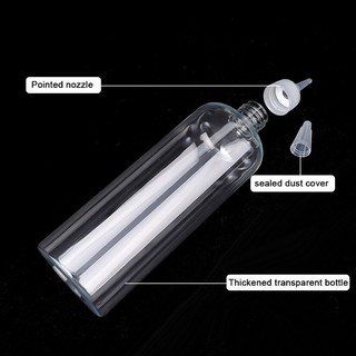 Chai nhỏ giọt bóp nhựa 500 / 1000ml - Chai miệng sắc nét trong suốt - Hộp đựng rỗng đa năng