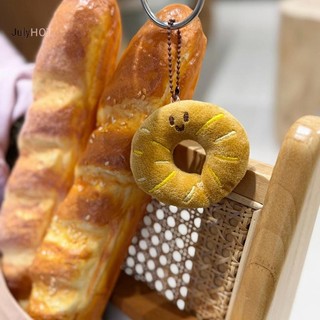 Julyhot Mô Phỏng Dễ Thương Bánh Mì Thực Phẩm Donut Bullhorn Sang Trọng Móc Khóa Hoạt Hình Sang Trọng Búp Bê Móc Khóa Mặt Dây Chuyền Ba Lô Trang Trí Quà Tặng Massivedeals