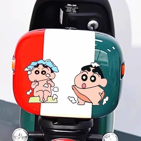 Nhãn dán Crayon Shin-chan chống nước dùng cho phòng tắm, xe hơi, xe máy, tủ lạnh, tường 09VI