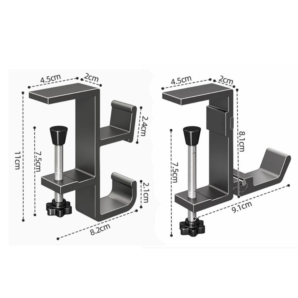 Móc treo SNUGHOUSE, Giá đỡ bàn làm việc bằng hợp kim nhôm di động, Giá đỡ túi xách có thể tháo rời đa chức năng không cần đục lỗ