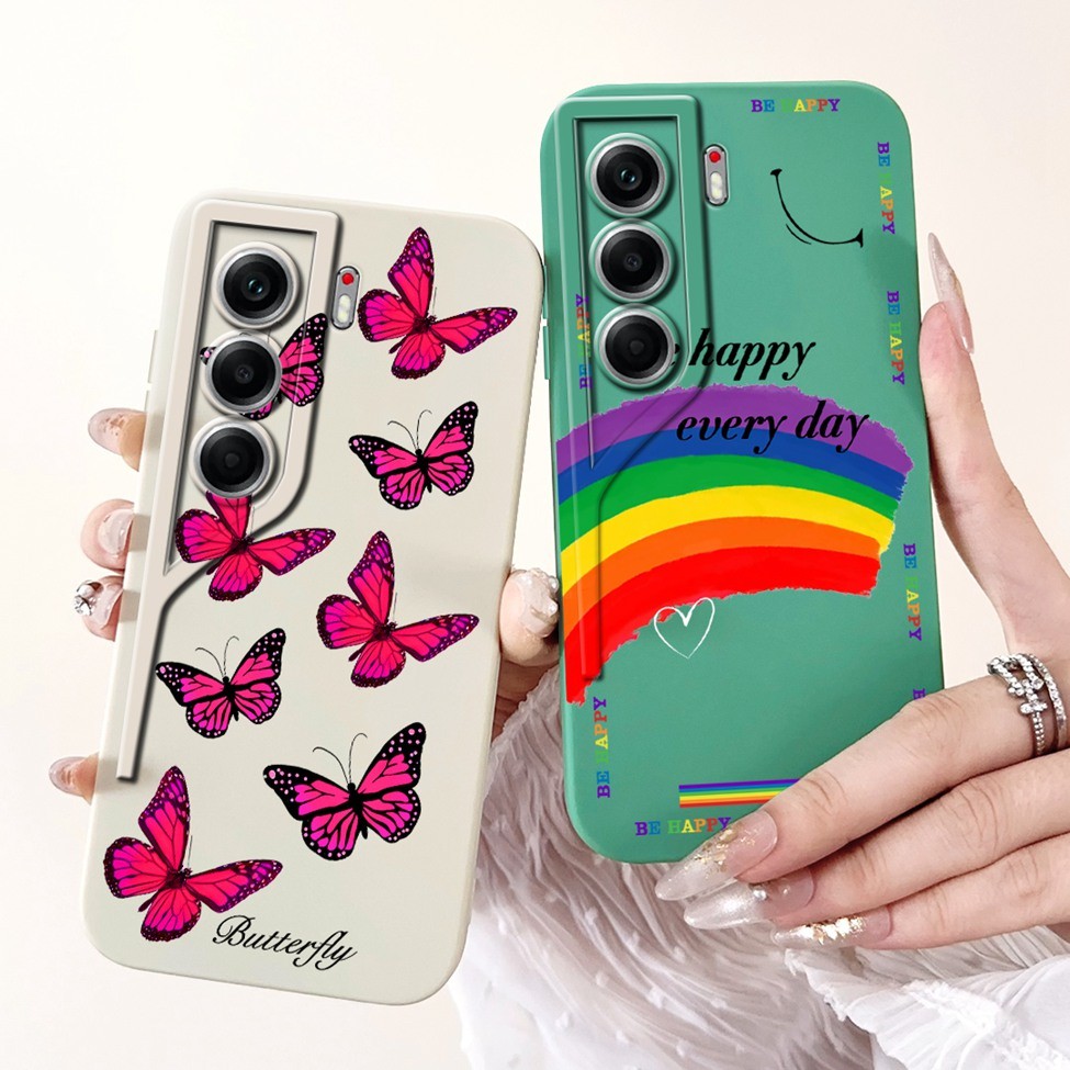 Ốp Lưng Tecno Camon 40 CM5 Thời Trang Họa Tiết Mèo Dễ Thương Vỏ Silicon Ốp Lưng Tecno Camon 40 4G Vỏ Điện Thoại Chống Sốc