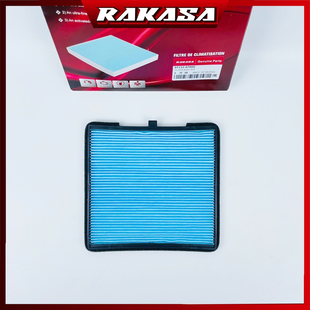 RAKASA LỌC GIÓ ĐIỀU HÒA HYUNDAI I10, KIA MORNING, KIA PICANTO, HYUNDAI EON – MÃ: 97133-07000 / 9713307000