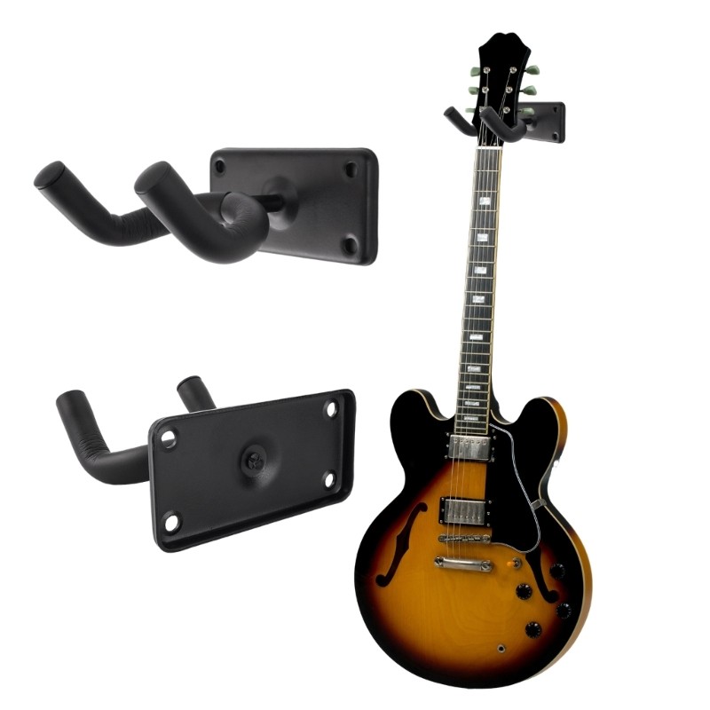 Mon Guitar Treo Tường Móc Treo Acoustic Đàn Bass Điện Đàn Guitar Móc Treo Tường Để Bảo Quản Đơn Giản Trong Lớp Học Âm Nhạc