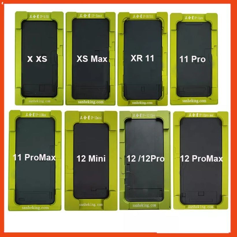 [DCSC] Khuôn ép kính iPX đến 14 Pro Max Sanheking