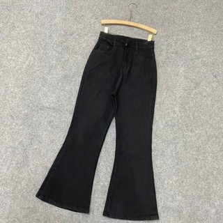 Quần Jean Ống Loe Bigsize Nữ Lưng Cao Ôm Dáng Dài 95cm Cho Chubby 60-95kg Q545