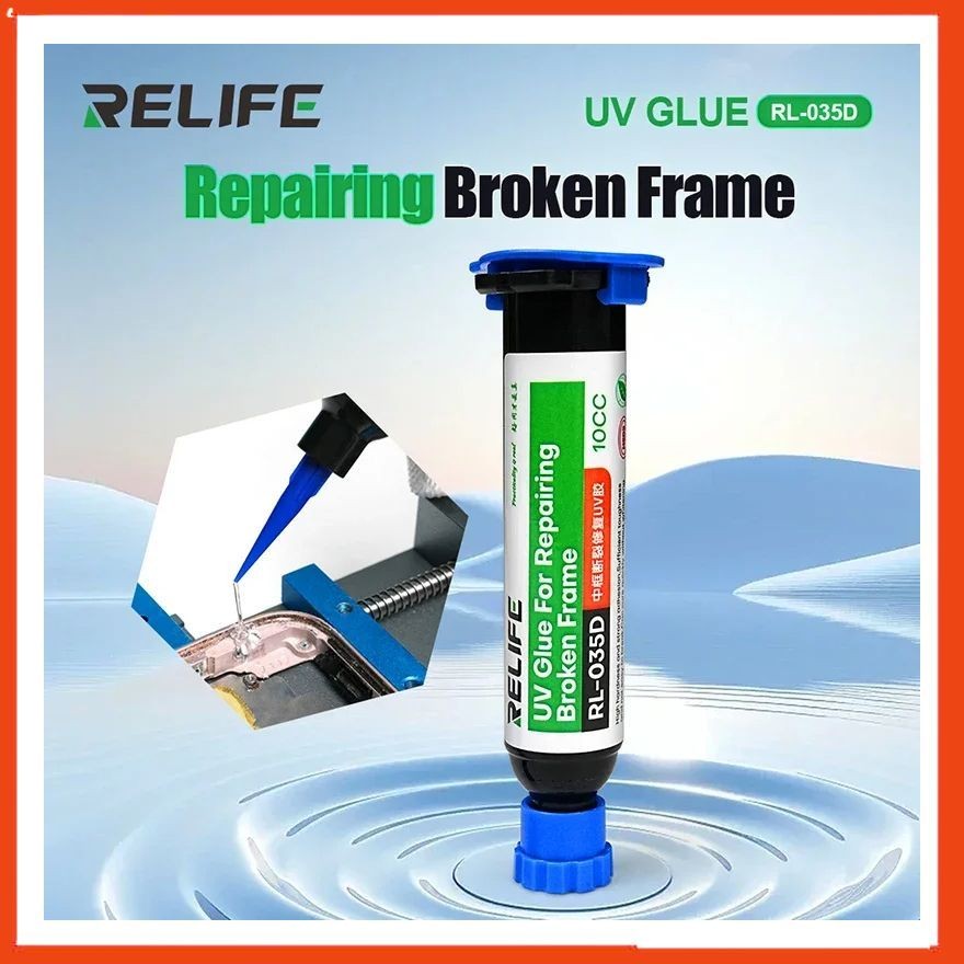 Keo UV RELIFE RL-035D 10cc dán khung viền, phủ bảo vệ, cố định và cách điện mối hàn